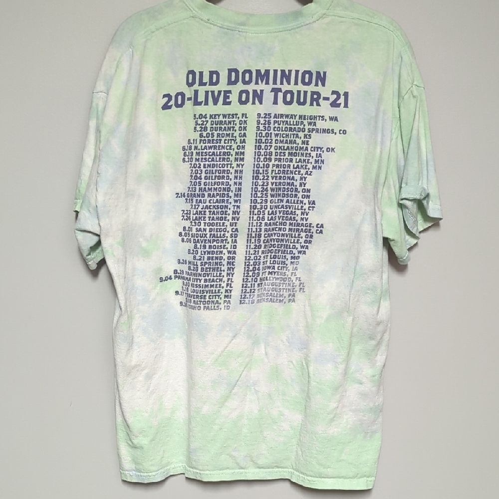 Old Dominion Tie-Dye Short Sleeve Concert Tee - Picture 3 of 6